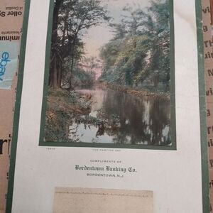 Green Landscape Wall Art Print, Vintage Paper Advertising,1919